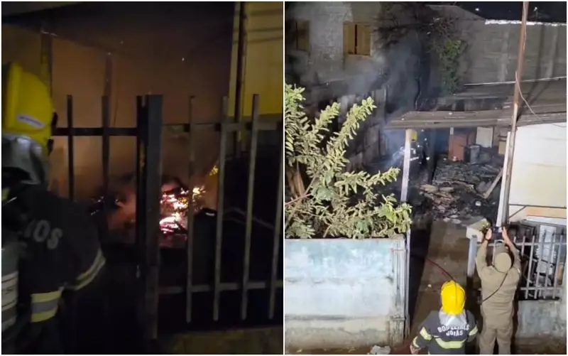 Tragédia em Rio Verde: Incêndio consome residência e deixa vítima fatal