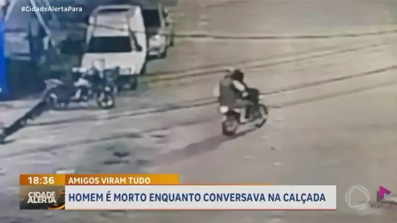 Tragédia na calçada: homem é executado a tiros enquanto conversava com amigo em cidade do interior