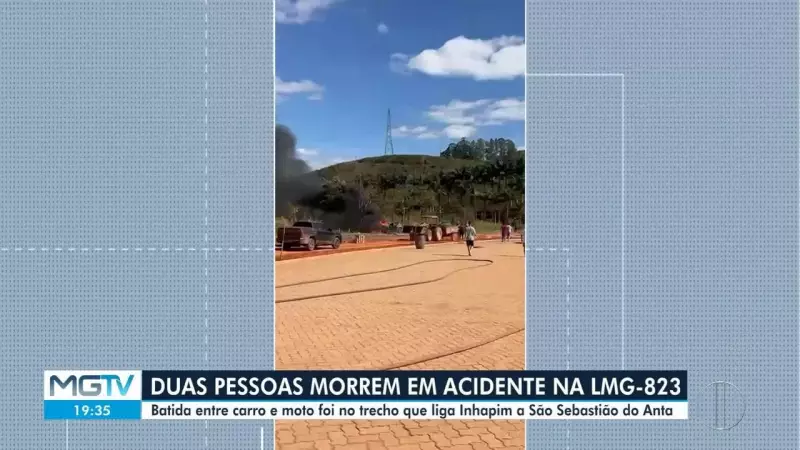 Tragédia na LMG-823: Colisão entre Moto e Carro em São Sebastião do Anta deixa Duas Vítimas Fatais