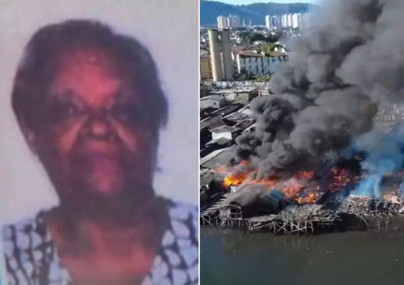Tragédia na maior favela sobre palafitas: idosa morre em incêndio ao tentar resgatar pertences