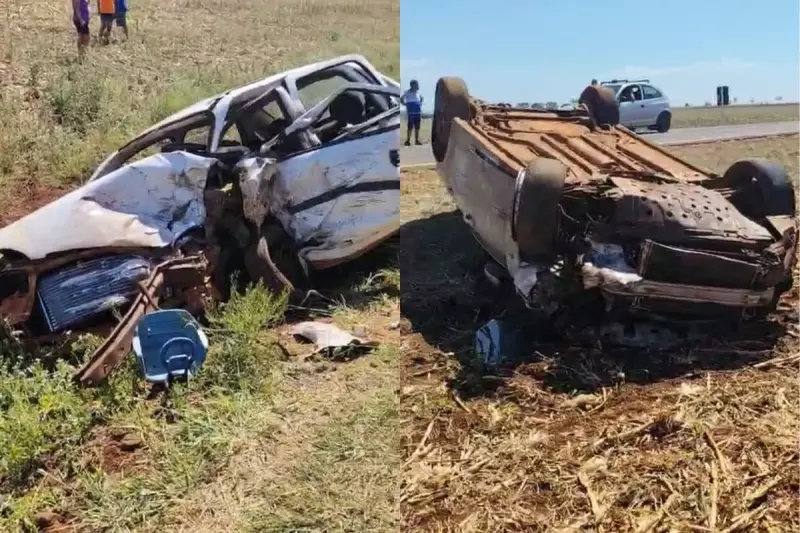 Tragédia na MS-379: Colisão frontal entre carros termina em morte no Mato Grosso do Sul
