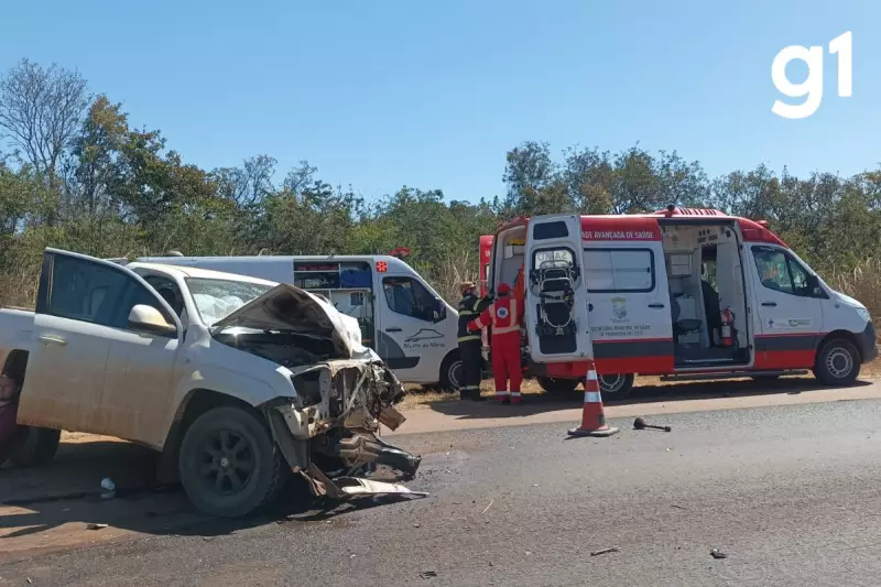 Tragédia na MT-130: Motorista e criança morrem em colisão entre carro e caminhonete