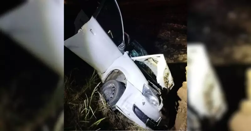 Tragédia na SC-108: Capotamento deixa motorista preso nas ferragens e quatro feridos