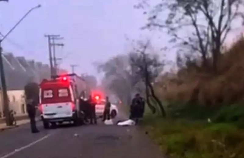 Tragédia no trânsito de Araras: motociclista morre e outro fica gravemente ferido em colisão