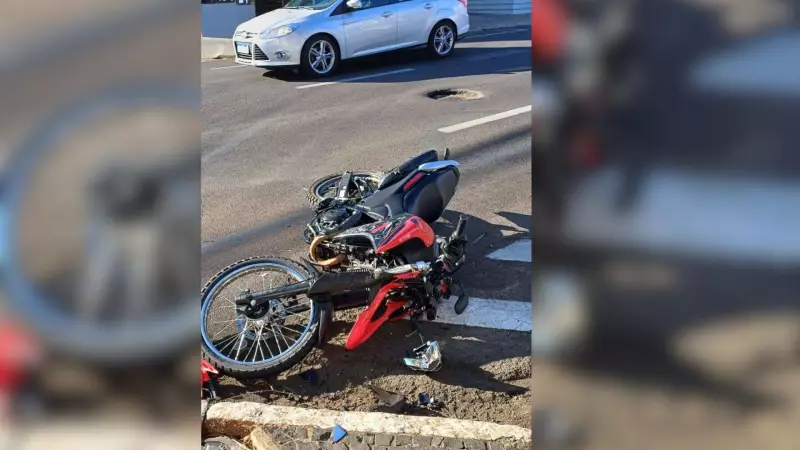 Tragédia no trânsito: Motociclista perde braço em acidente durante ultrapassagem em Marília