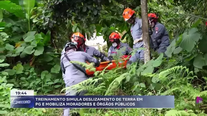 Treinamento de emergência simula desastre natural em Praia Grande — veja como foi a ação que mobilizou órgãos públicos