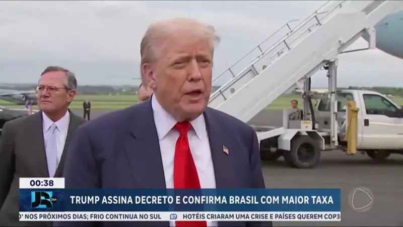 Trump anuncia tarifas pesadas para países com déficit comercial com os EUA — veja impactos