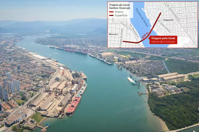 Túnel Santos-Guarujá: Leilão Atrai Gigantes Estrangeiras e Promete Revolucionar o Litoral Paulista