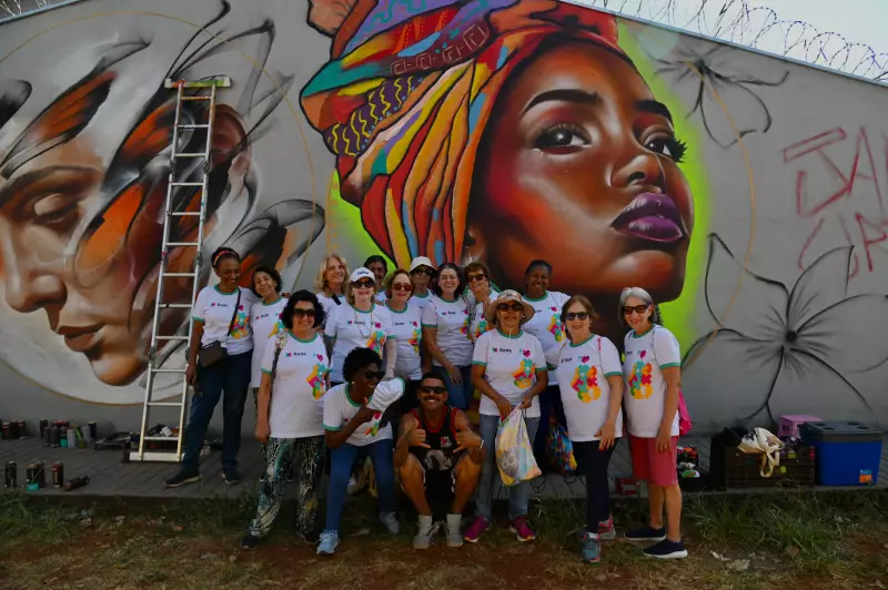 Uberlândia se transforma: Beco do Planalto vira galeria a céu aberto com 1,2 km de arte