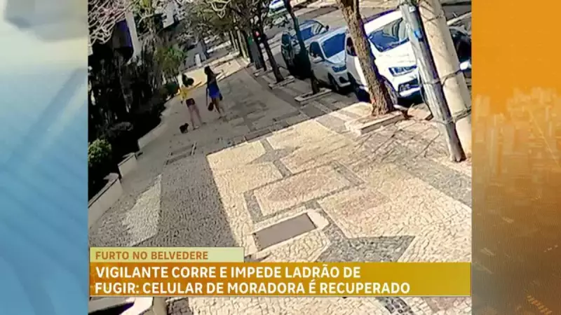 Vigilante vira herói ao recuperar celular roubado e prender adolescente em BH — veja o vídeo!