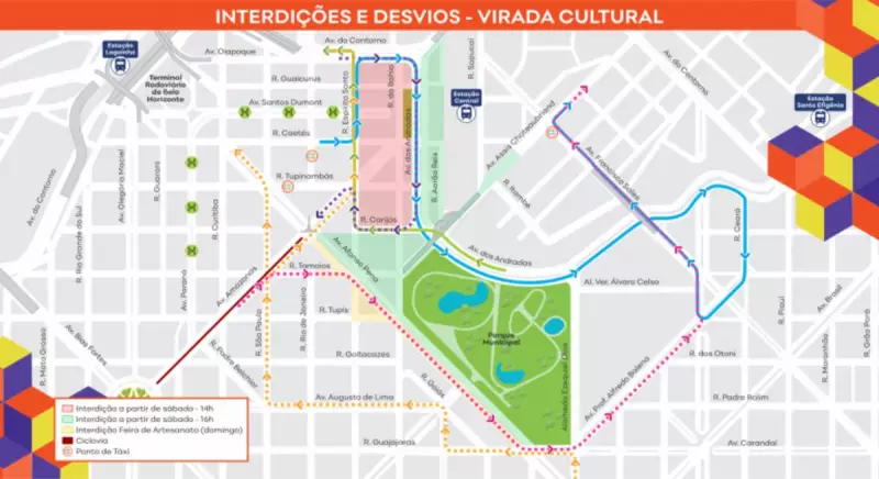 Virada Cultural BH 2025: Guia Completo com Rotas, Transporte e Programação Imperdível