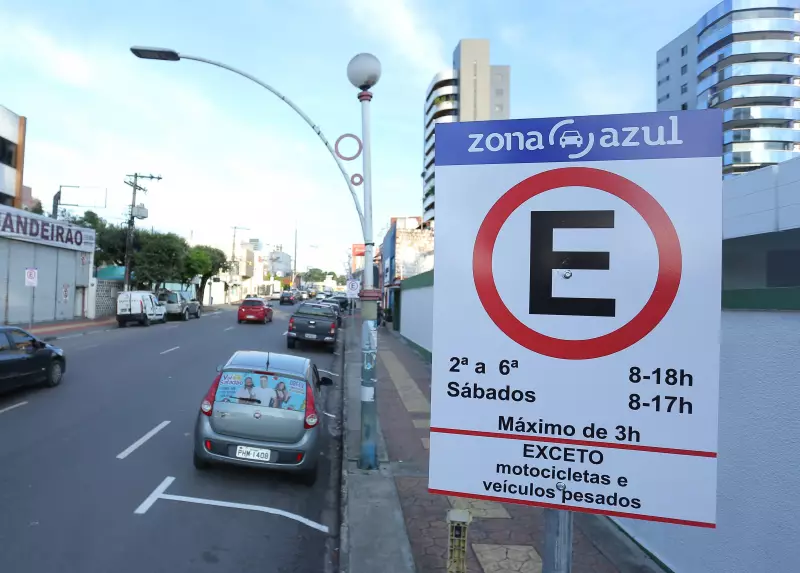 Zona Azul em Manaus: Tarifa volta a R$ 3,98 por hora a partir desta sexta