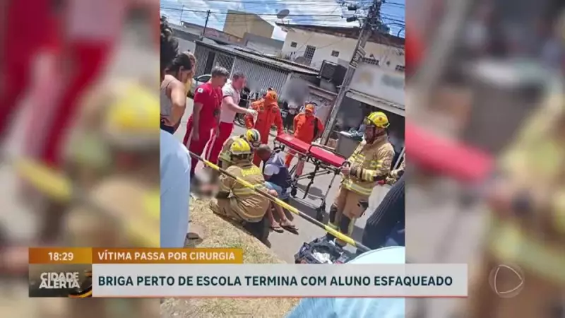 Adolescente de 13 anos é esfaqueado próximo a escola no Riacho Fundo — comunidade em choque com a violência urbana