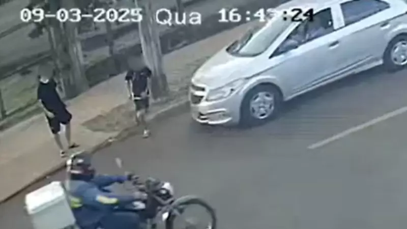 Adolescente é atropelado em Campo Grande ao sair para comprar sorvete: veja o vídeo chocante