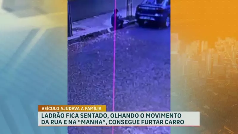 Aposentado Tem Carro Furtado em Luxemburgo, BH — Câmeras de Segurança Registram Tudo!