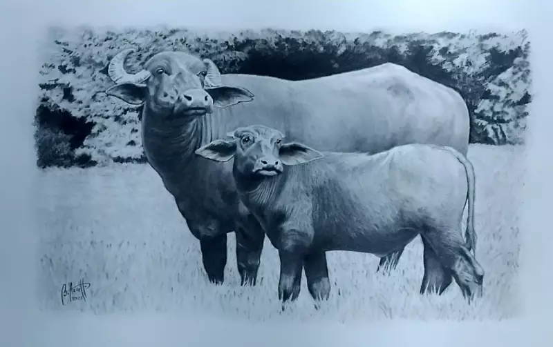 Artista de Itapetininga Conquista Três Continentes com Retratos Realistas de Animais em Grafite e Carvão