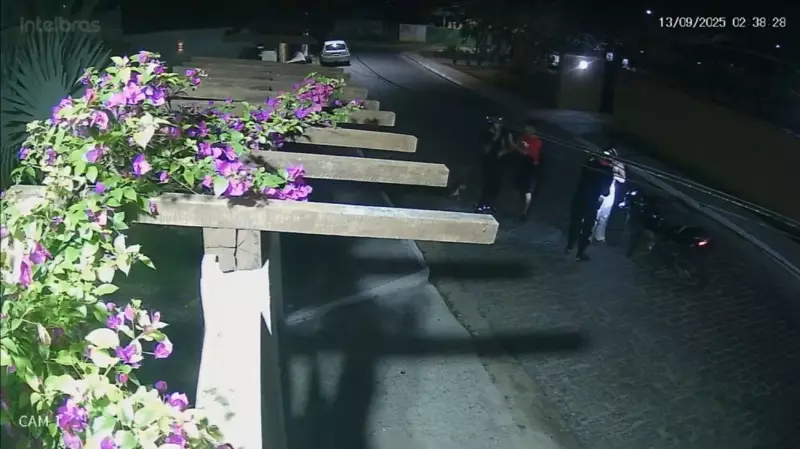 Assalto a casal em Búzios é filmado por câmeras: veja o momento de tensão