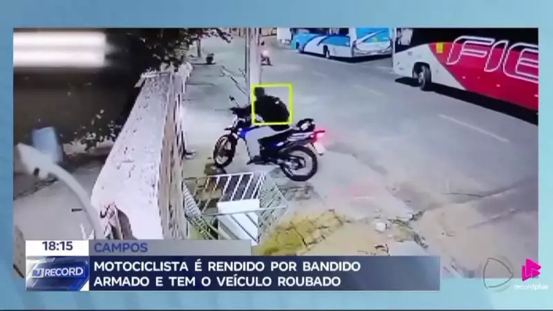 Bandido Armado Rendiu Motociclista e Levou Moto no Interior do RJ — Veja os Detalhes