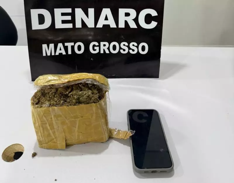 Cabeleireiro é preso com drogas em Cuiabá: cliente denuncia após encontrar cocaína no salão