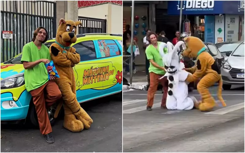 Caçada por 'Scooby-Doo' em Goiânia: Influenciador Vira Sensação ao Buscar Monstro na Região da 44