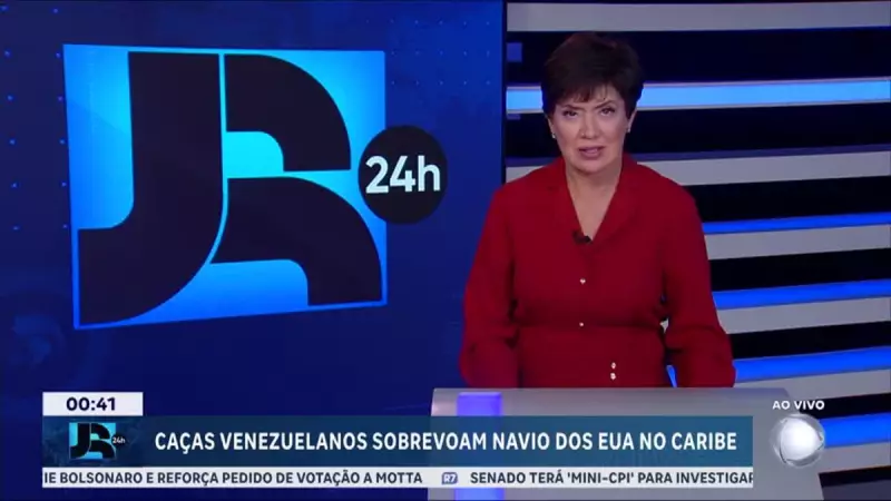 Caças Venezuelanos Realizam Sobrevoo Agressivo sobre Navio dos EUA no Caribe — Tensão Geopolítica Aumenta