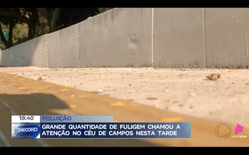 Céu de Campos dos Goytacazes vira palco de drama ambiental: fuligem escura surpreende moradores e vira tema urgente