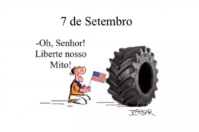 Charge de J.Caesar Expõe o Desgaste do Governo Lula em 8 de Setembro | Análise