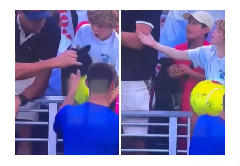 Empresário rouba boné de criança no US Open e justifica ato com explicação bizarra