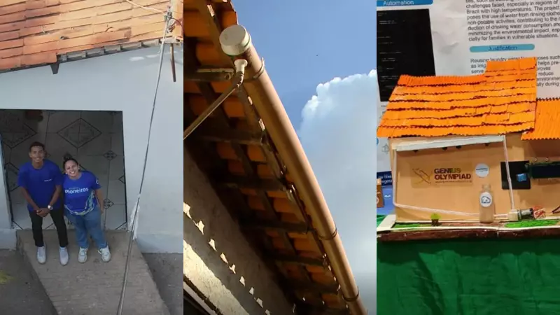 Engenhocaria Genial no Sertão: Água do Enxágue da Máquina Vira Ar-Condicionado Natural no Piauí