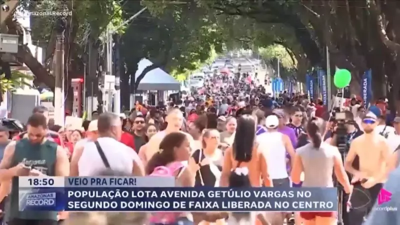 Faixa Liberada: Centro de Manaus Vira Palco de Lazer e Cultura Aos Domingos