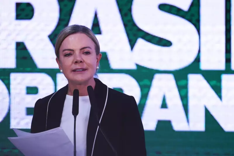 Gleisi Hoffmann Manda Recado Após Saída do PP do Governo: "Ninguém é Obrigado a Ficar"