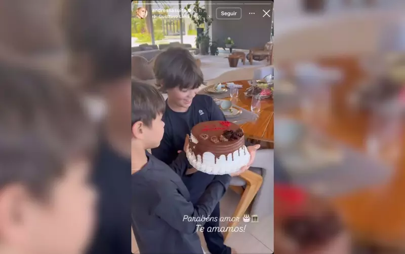 Gusttavo Lima Celebra Aniversário com Surpresa Emocionante dos Filhos: 'Melhor Presente'