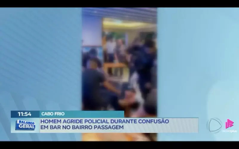 Homem se recusa a pagar conta de bar e ataca policial com gravata em Macaé