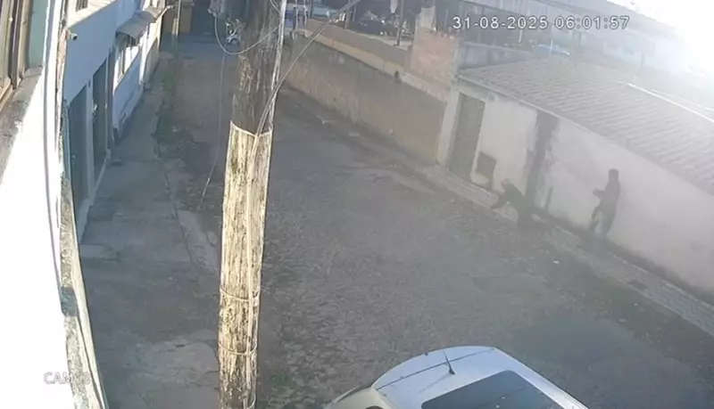 Idoso é brutalmente assaltado ao sair para comprar pão em Divinópolis; cenas de violência chocam