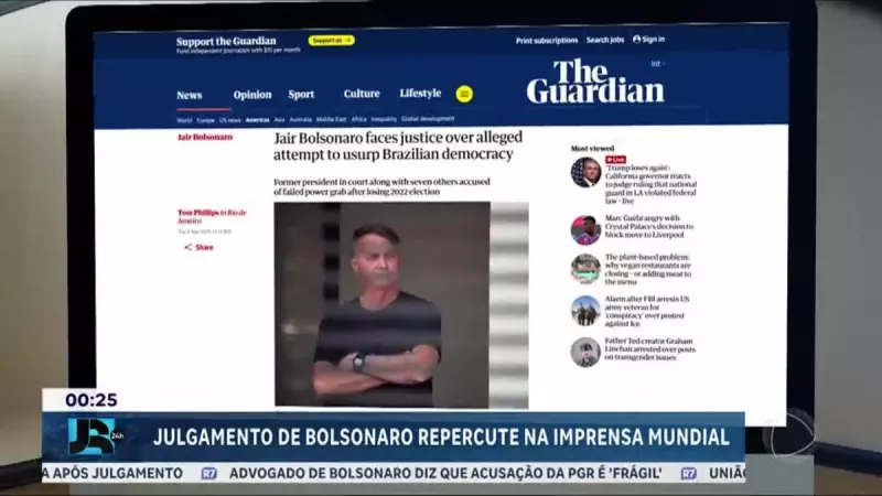 Julgamento de Bolsonaro Vira Manchete Global: Imprensa Internacional Acompanha Cada Capítulo do Processo