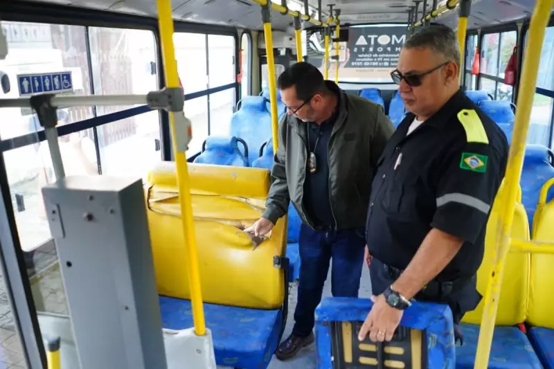 Mongaguá Paralisa Frota de Ônibus: Irregularidades Graves Colocam Passageiros em Risco
