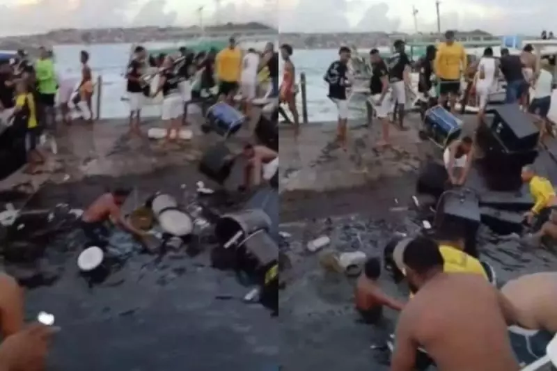 Naufrágio Assusta Salvador: Barco com Banda Afunda Durante Show na Orla