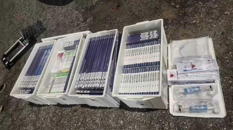 Operação apreende carga milionária de material hospitalar irregular na BR-101, no ES