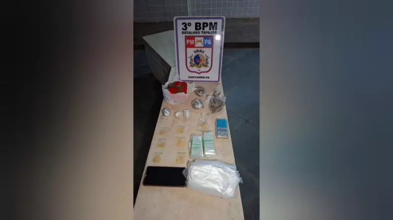 Operação da Polícia Civil em Santarém apreende 1 kg de drogas e prende suspeito no bairro São Cristóvão