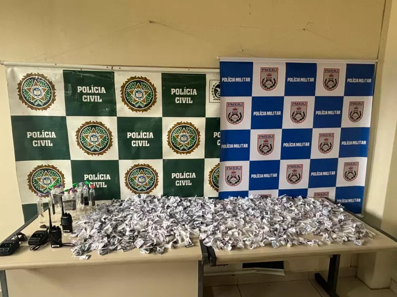 Operação Desmantela Chefes do Tráfico em Rio das Flores: Dupla é Presa com Armas e Drogas | RJ
