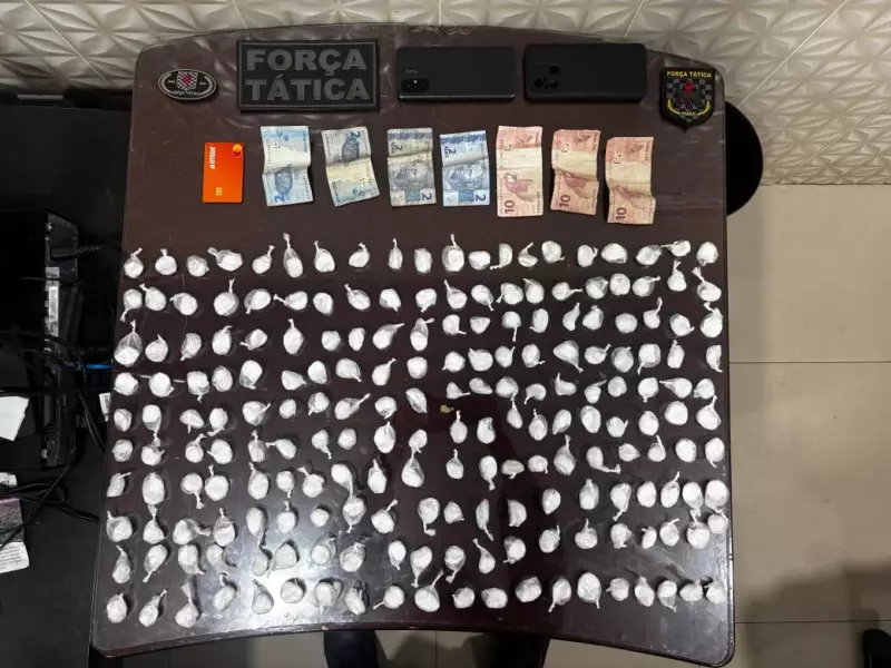 Operação em Macapá apreende 200 porções de cocaína com adolescentes: detalhes da ação policial