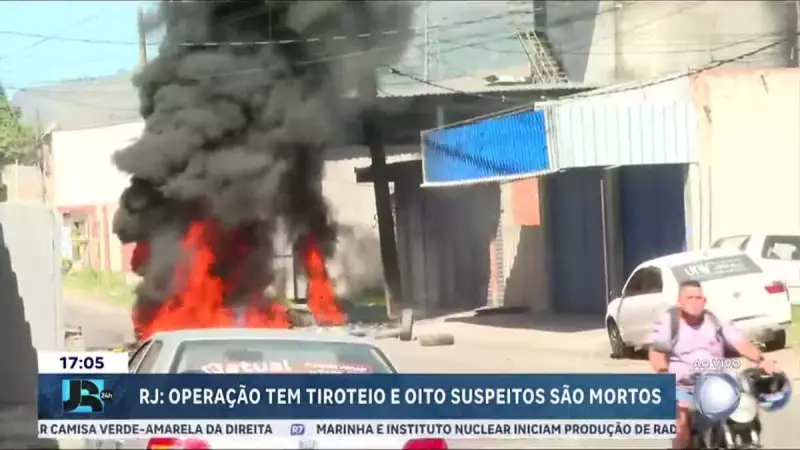 Operação Policial no Rio Termina em Confronto: Oito Suspeitos Morrem na Zona Oeste