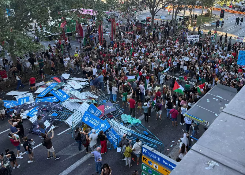 Protestos pró-Palestina param competição de ciclismo na Espanha: veja o que aconteceu