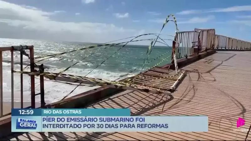 Reforma Urgente no Emissário de Rio das Ostras: Píer Fechado por 30 Dias e Obras que Prometem Revolucionar o Saneamento