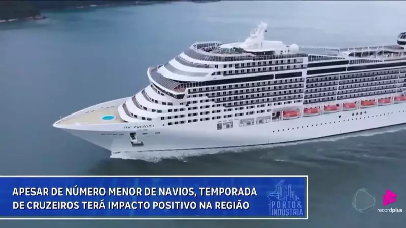 Santos tem pausa estratégica: redução de cruzeiros traz benefícios inesperados para cidade e meio ambiente