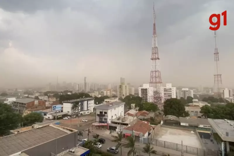 Temporal assusta Mato Grosso: ventania derruba árvores e deixa milhares sem luz