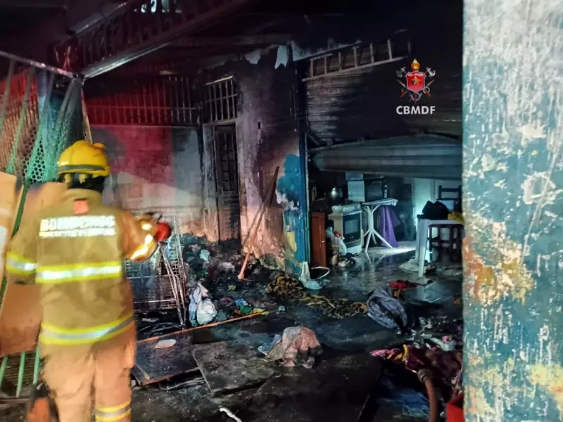 Tentativa de Feminicídio no DF: Ex-companheiro Incendeia Casa da Vítima Após Apenas 8 Meses de Relacionamento