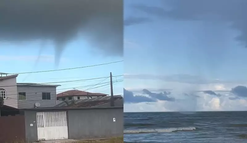 Tornado ou Redemoinho? Fenômeno Meteorológico Surpreende Moradores da Serra Capixaba