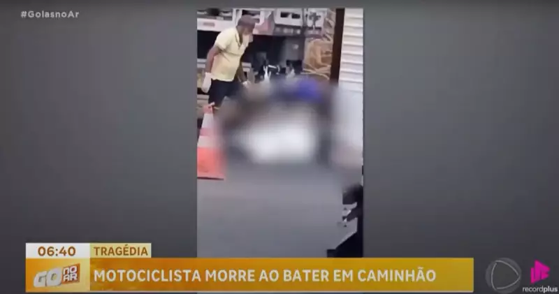 Tragédia em Goiânia: Motociclista perde a vida em colisão frontal com caminhão de gás
