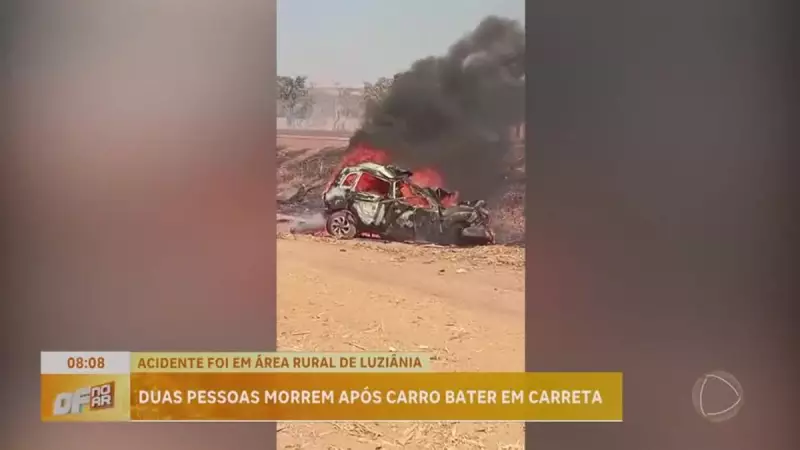 Tragédia em Luziânia: Colisão entre Carreta e Carro de Passeio deixa Duas Vítimas Fatais